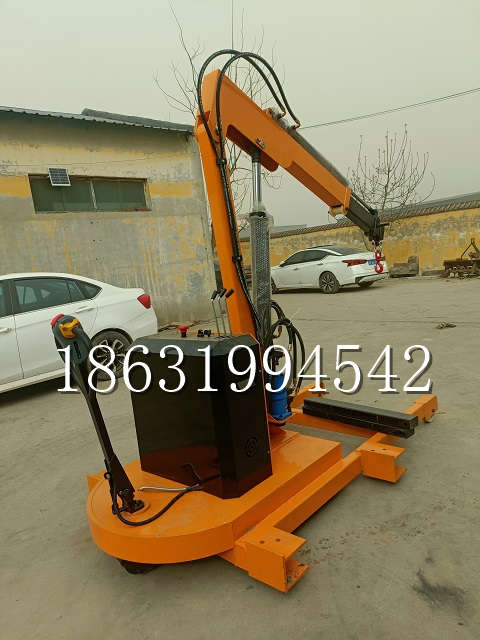 林州市自卸车厢随车吊 自制轮式四不像起重机 四驱平板吊 5吨 贵盛